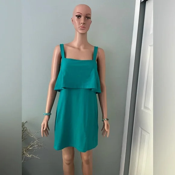 Susana Monaco Dresses | Susana Monaco Green Ruffle Mini Dress New Size S | Color: Green | Size: S | Pm-84688758's Closet Susana Monaco Dresses | Susana Monaco Green Ruffle Mini Dress New Size S | Color: Green | Size: S | Pm-84688758's Closet